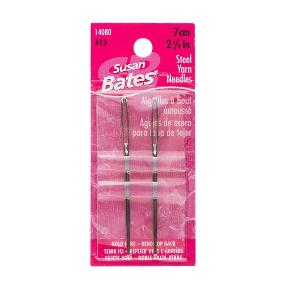 Susan Bates Steel Yarn Needles-Set Of 2 Size 13 - Picture 4 of 4
